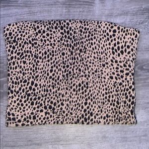 Brandy Melville cheetah print tube top! 🐆